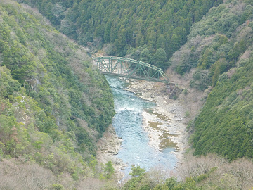 保津峡展望台　眺め