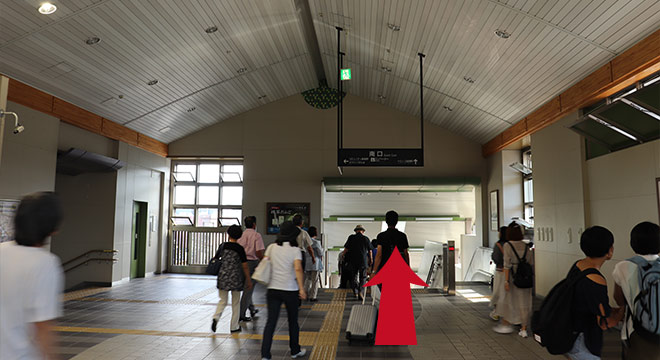 Jr嵯峨野線嵯峨嵐山駅からの道順 京都 嵐山 ご清遊の宿 らんざん